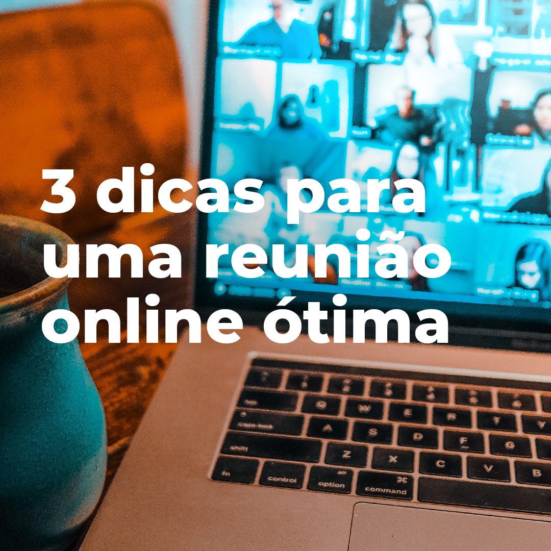 #PraCegoVer #PraTodesVerem: a publicação traz a sequência de cinco imagens. A primeira imagem mostra a tela de um notebook em uma chamada de vídeo com diversas pessoas participando. A foto contém o texto "3 dicas para uma reunião online ótima". A segunda imagem contém o texto "Dica 1: Se organize para ter reuniões mais curtas". A terceira imagem contém o texto "Dica 2: Quando possível, faça reuniões online pegando sol ou caminhando pela casa". A quarta imagem contém o texto "Dica 3: Em equipe, escolha quais são os melhores dias e horários para fazer reuniões". A última imagem contém o texto "Quer conferir o restante das dicas? É só clicar no link da bio!".